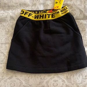 Kids Off white skirt